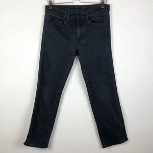 Joe's Jean Mid Rise Straight Leg Cropped Jeans W30